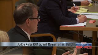Dane County Judge Denies RFK’s request to be removed from Wisconsin Ballot