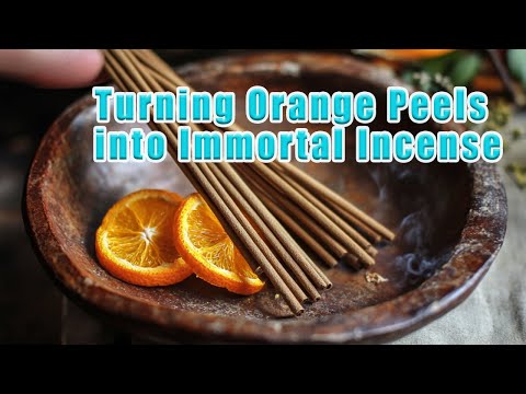DIY Orange Peel Incense Sticks: Natural Fragrance at Home