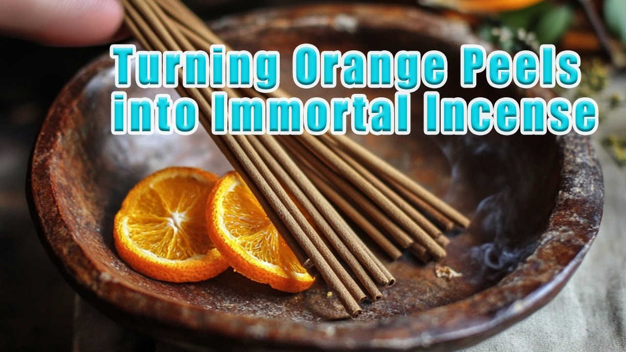 DIY Orange Peel Incense Sticks: Natural Fragrance at Home