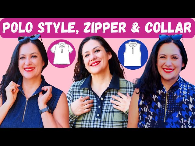 Awesome CLASSICS! POLO & zipper / collar KNIT tops. Birdie