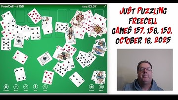 Learning Freecell By Doing and Explaining Games 157, 158 and 159