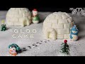 크리스마스 🎄 / 이글루 바닐라 버터크림  케이크 / Igloo Vanilla Buttercream Cake / Holiday Cake / Winter Cake / 이탈리안 머랭