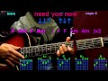 need you now lady antebellum gutar chords