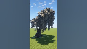 Minecraft Custom Pale Oak Tree #minecraft #shorts #minecraftshorts #minecraftbuilding