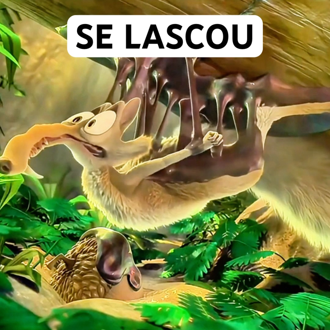 SE O FILME A ERA DO GELO FOSSE BRASILEIRO 2 #shorts