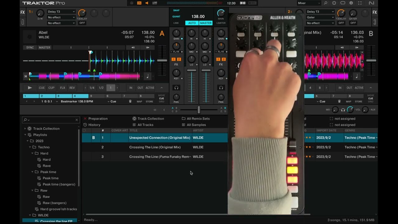 2 Decks, Mixer, EQ & FX | Mapping Xone:K1/K2 Traktor Pro