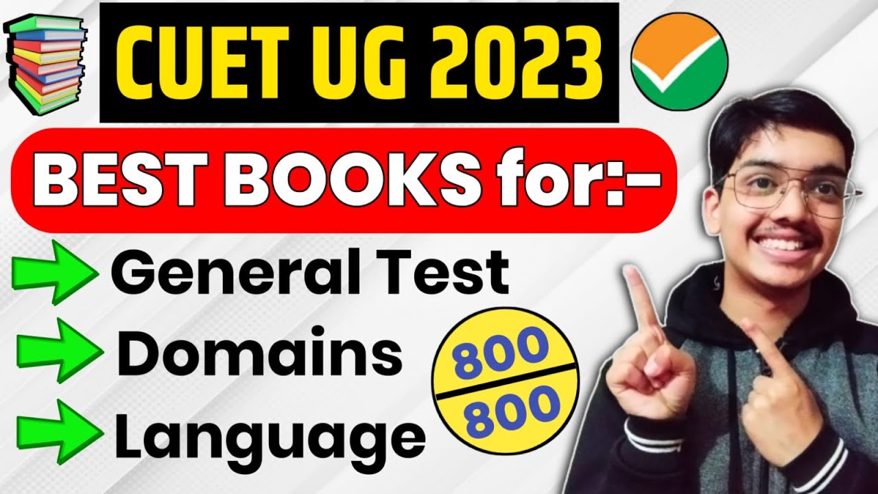 CUET 2023: BOOKS to score 780+ 🔥| How to prepare? #cuet2023 - YouTube