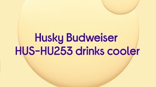 Husky Budweiser HUS-HU253 Drinks Cooler - Red - Quick Look