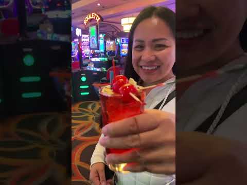 Free drinks for the birthday girl at silver seven casino in Las Vegas #shorts #casino #jackpot