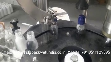 Automatic single head screw capping machine, screw capping machine