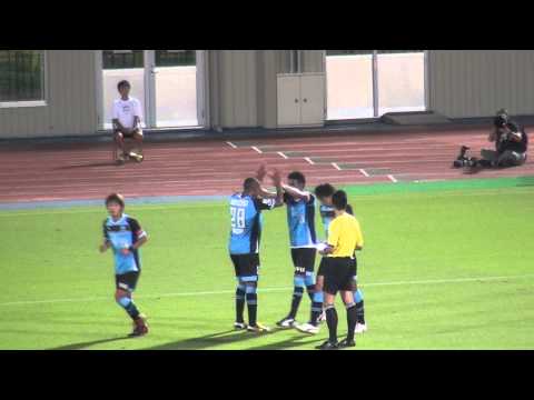 2013年9月11日 川崎 VS 高知大学 67分アラン ピニェイロゴール