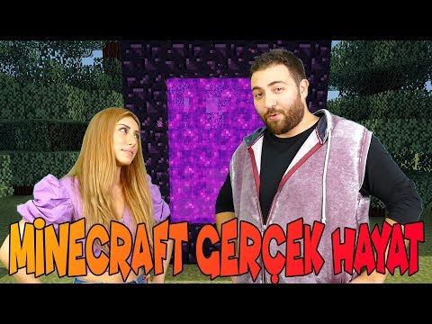 ÇOK GİZEMLİ BİR PORTAL | MİNECRAFT GERÇEK OLUYOR [ Minecraft Real Life ]