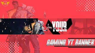 How to create gaming channel art on Android||Youtube banner for gaming channel