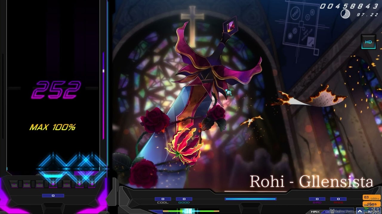 [osu!mania] ろひ - Gllensista [Extra] 95.92% 785K