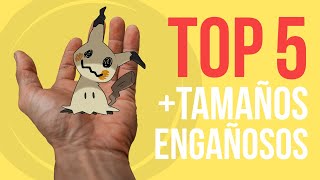 TOP 5: + Pokémon de tamaños engañosos