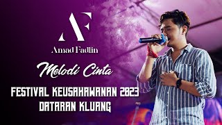 Amad Fadlin - Melodi Cinta @ Festival Keusahawanan 2023, Dataran Kluang, Johor