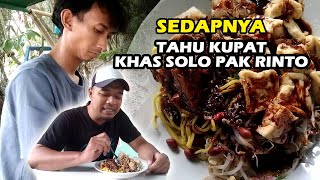 BONGKAR RAHASIA RESEP BUMBU TAHU KUPAT KHAS SOLO PAK RINTO