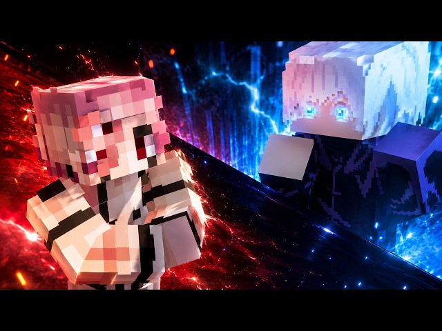 معركة الاقوي ضد الاقوي☠️حاربت جوجو ساتورو بكامل قوتة🔥sukuna JJK in minecraft | part 2 |100 DAY