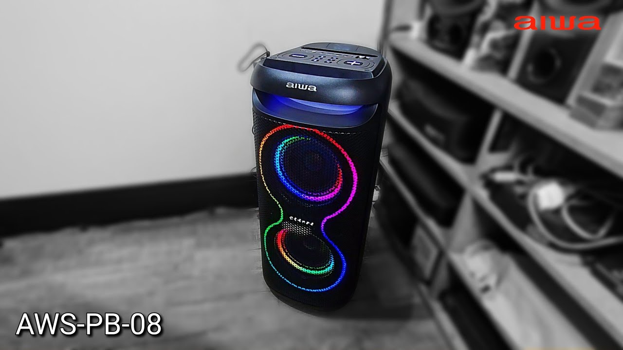 Unboxing (desembalando) AIWA AWS-PB-08