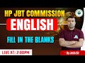 HP JBT Commission | English | Fill in the Blanks | Most Expected MCQs | Civilstap Teaching Exam