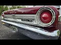 1964 Ford Fairlane 500 Walk-around and Running Video