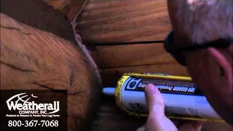 How to Apply Log Home Caulking and Why You Can Do it.