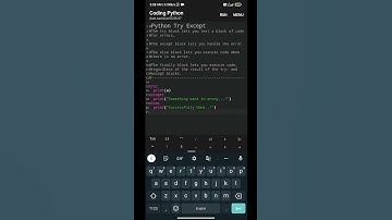 Exception handling in python | Exception handling