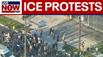 Protesters gather at ICE facility outside Chicago  | LiveNOW from FOX