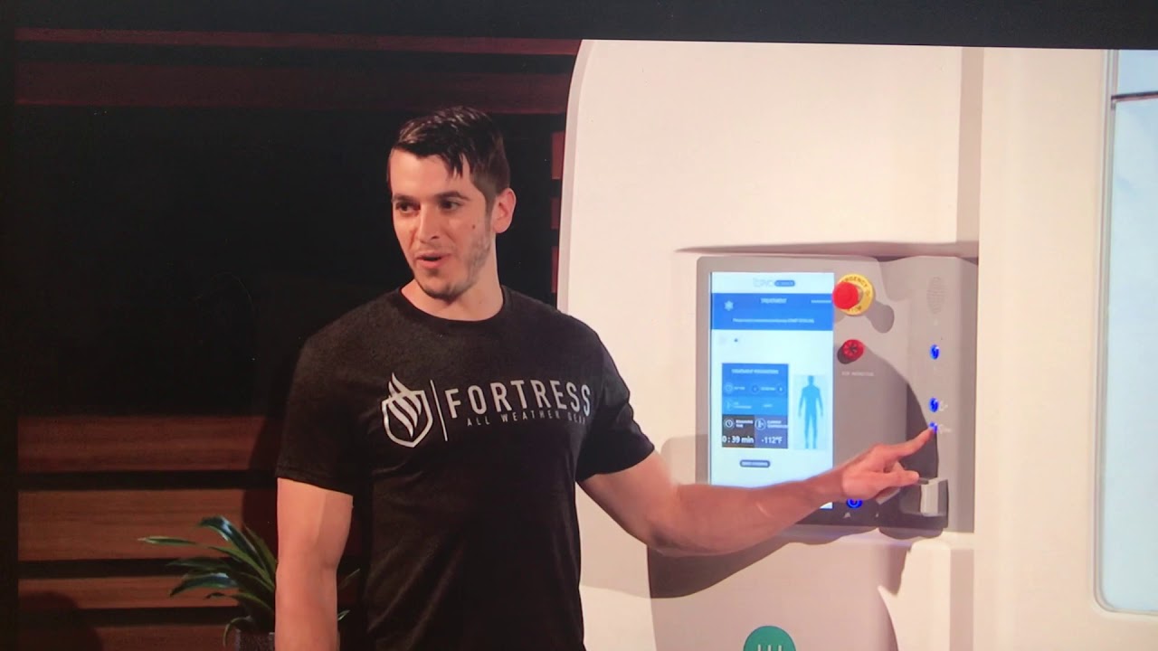 Skyler Scarlett Operating Cryo Chamber and Showcasing Cryotherapy On Television