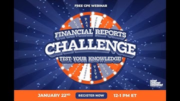 [WEBINAR] Financial Reports Challenge Test Your Knowledge!