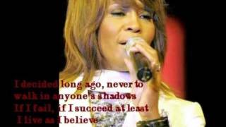 Greatest Love of All- Whitney Houston (lyrics)