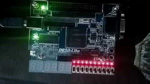 CORDIC Sinus 18bit on Altera MAX 10 FPGA DE10-Lite