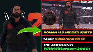 HOW TO GET THE ROMAN REGINS MYFACTION MODEL FOR FREE IN WWE2K24!