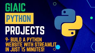 GIAIC Python Project | Project 9: Build a Python Website with Streamlit in Just 15 Minuts | IT World Profile