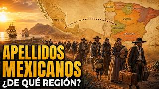 This Map Shows EXACTLY Which Region of Spain Mexican Surnames Came From