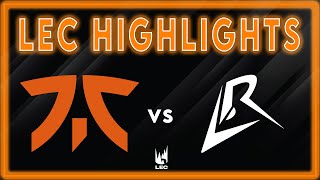 Fnc Vs Lr Highlights Lec 2026 Versus Fnatic Vs Los Ratones By Onivia