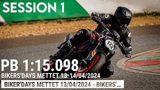 KTM 890 Duke R - Mettet -  1:15 - POV - S1
