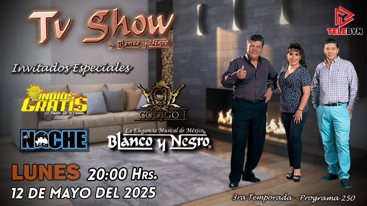 CÓDIGO J, LA NOCHE LOKA, INDIOS GRATIS, BYN BAND – TV SHOW BLANCO Y NEGRO #250