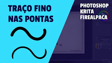 Como deixar a ponta do pincel fina no Photoshop?