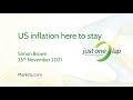 US inflation here to stay, now what?