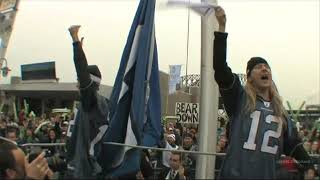Jerry Cantrell and Matt Cameron Raising the 12th Man Flag for the Seattle Seahawks