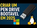 Como Criar um Pen Drive Bootável em 2025 (Windows e Linux) – Passo a Passo Atualizado!