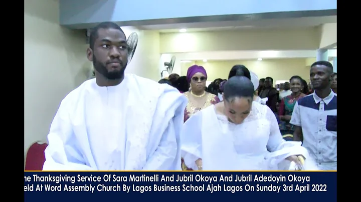 THE THANKSGIVING SERVICE OF SARA MARTINELLI AND JU...