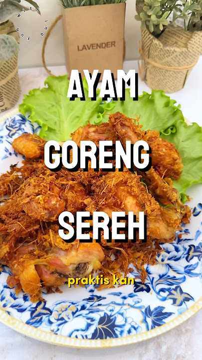 Let's cook AYAM GORENG SEREH with me 💕 #funwithina