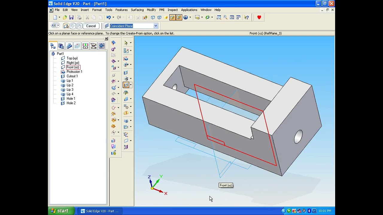 Body of Vice || Machine Vice || Solid Edge ||