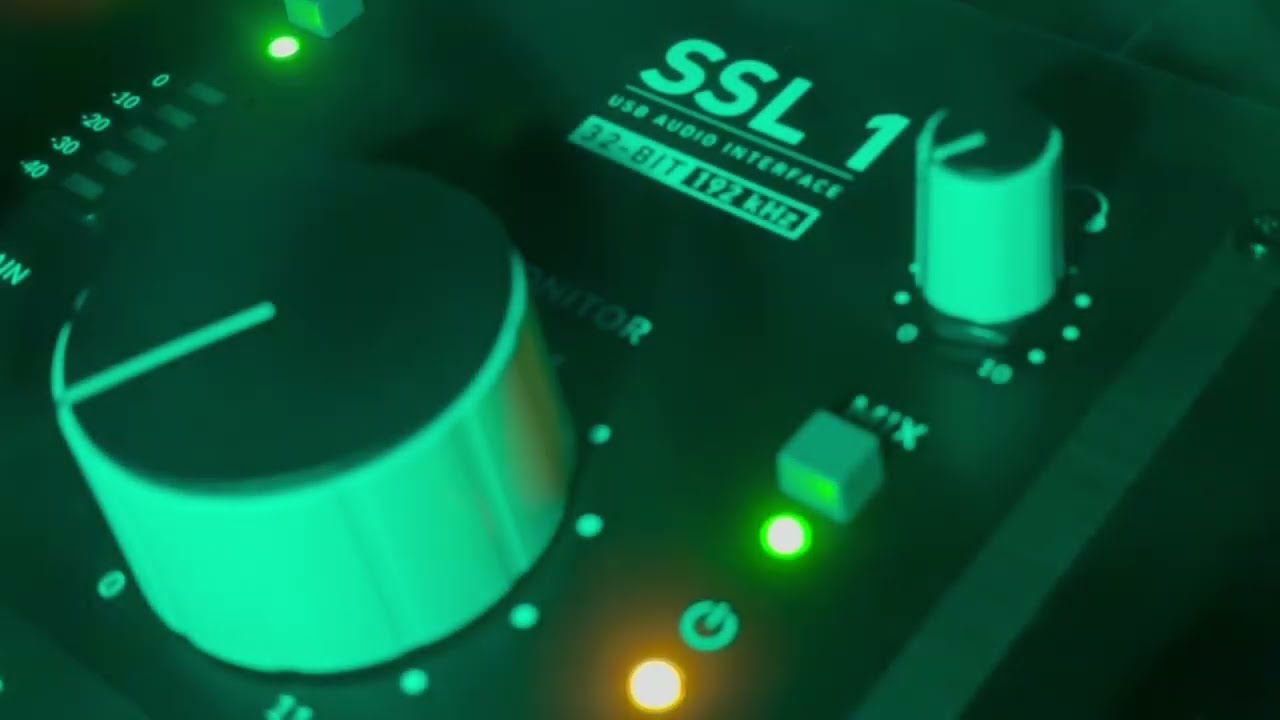SSL1 USB Audio Interface - YouTube