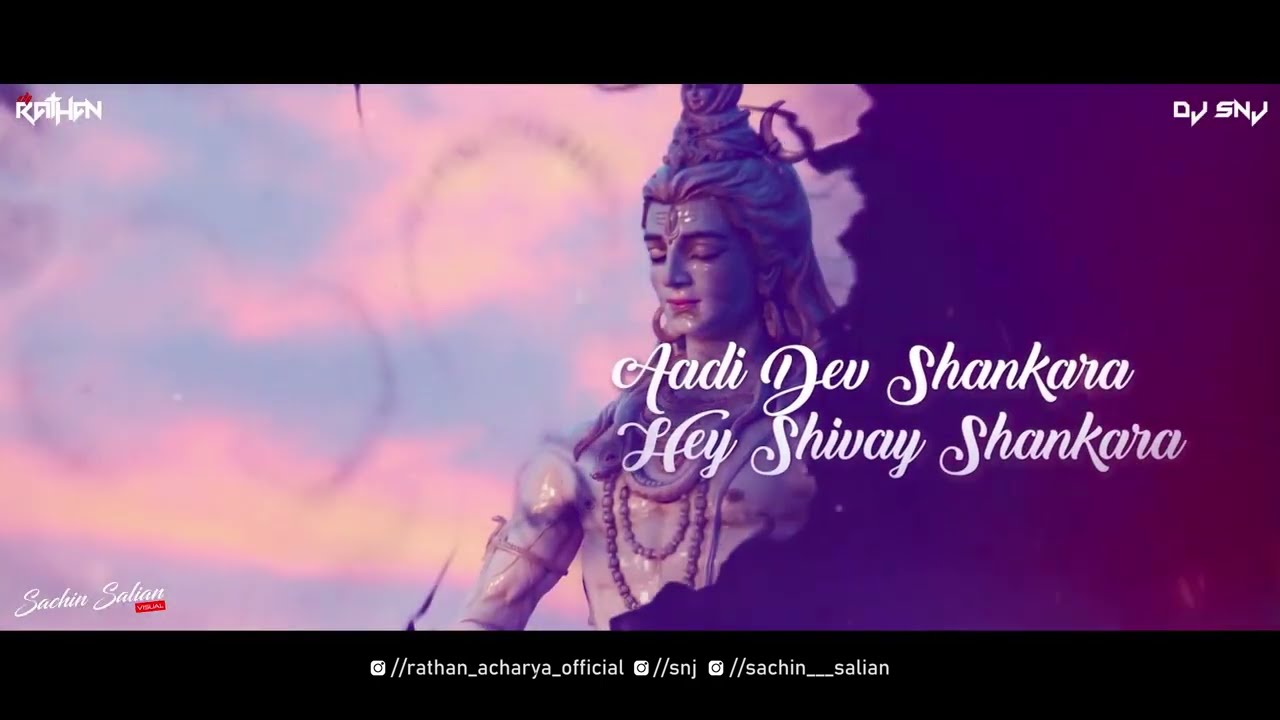 Namo Namo Shankara (Remix)|Dj Rathan X Snj | Sachin Visuals |Kedarnath | Sushant Rajput