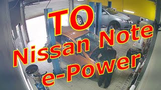 ТО на Nissan Note e Power.  Авто из Японии в Туле.