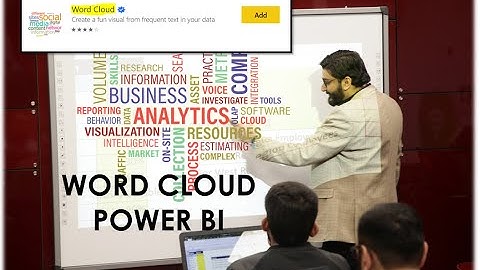 Word Cloud Visual in POWER BI