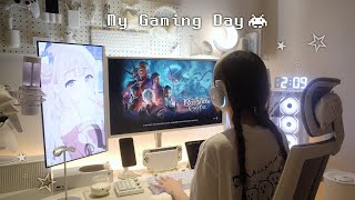 Game Vlog🎮| My cozy gaming day🌙✧。| Korean homebody Diary✨